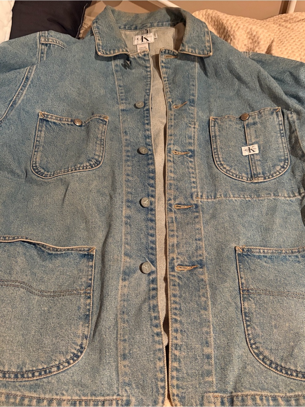 Calvin Klein Light Blue Denim Jacket - Unisex